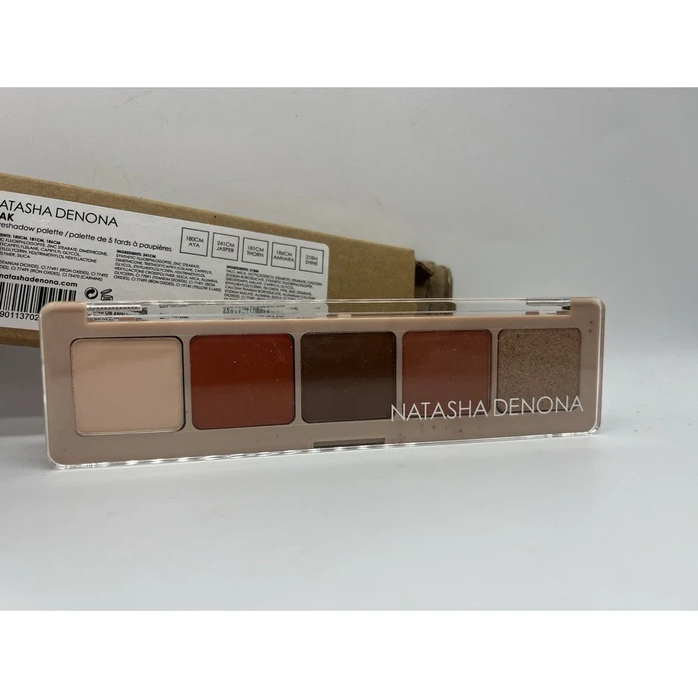 Natasha Denona Makeup Eye Shadow Peak Palette NEW Brown Rust Red Gold Orange - Picture 4 of 10